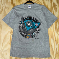 Large - Vintage y2k florida marlins MLB Pro Player grey t-shirt
