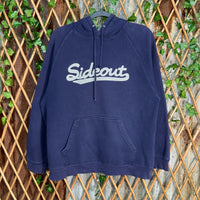 Vintage Y2K sideout skate surf spell out 1990s heavy hoodie