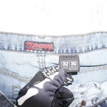 32 - Vintage Y2K anchor blue easy fit 00s skate baggy pants