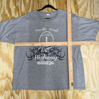 Vintage y2k pacific coast highway california grunge t-shirt