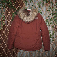 Medium- Vintage Y2K the north face embroider fur hood jacket