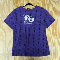 XL - Vintage y2k ryan sheckler aop monogram 2000s skate t-shirt