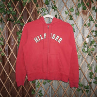 Small - Vintage Y2K Tommy Hilfiger 00s embroider zip hoodie
