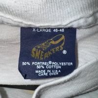 XL - Vintage y2k "dad in shirt" caution funny t-shirt