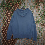 Vintage Y2K American Eagle raw hem distressed 2000s hoodie