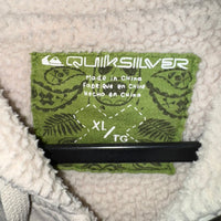Vintage Y2K Quiksilver zip up fleece lined embroider hoodie