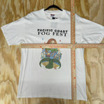 Vintage y2k pacific coast fog fest artist 2000s t-shirt