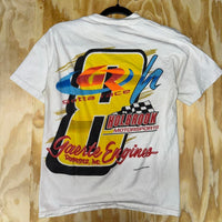 Vintage y2k racing midget car 90s joe gaerte bright t-shirt