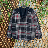 Vintage Y2K dickies essential 2000s workwear flannel hoodie
