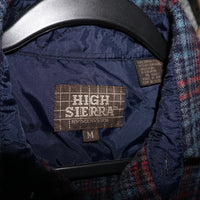 Medium -Vintage Y2K high Sierra by Mervyns 90s plaid flannel