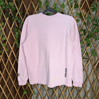 Vintage Y2K element skateboards surf 1990s Pink LS T-shirt