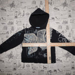 3T -Vintage Y2K Hurley zip up AOP grunge paint grunge hoodie