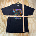 Vintage Y2K Blimp Dawn patrol Reno 90s Nevada skyline Tshirt