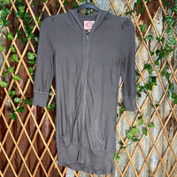 Vintage y2k juicy couture femme 00s women long zip up hoodie