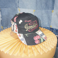 OSFA - Vintage Laughlin gambler casino embroidered 1990s hat