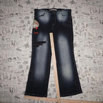 13 - Vintage Y2K lot 29 femme looney tunes denim flare pants
