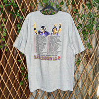 Vintage Y2K Brett Favre # 4 conquers all 32 teams t-shirt
