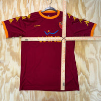 Vintage y2k roma 2007/08 kappa maglia wind 00s soccer jersey