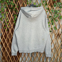 Vintage Y2K Nike zip up grey Tag 00s embroider zip up hoodie