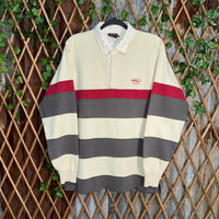 Vintage Y2K vans old logo embroider 90s rugby skate t-shirt