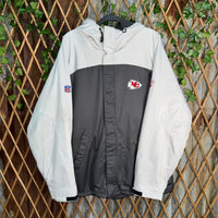 Vintage Y2K Kansas City Chiefs embroider nfl puffer jacket