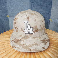 7-Vintage Y2K los ángeles dodgers digital camo embroider hat