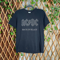 Vintage Y2K AC/DC back in black 2000s tour concert t-shirt