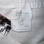 Vintage y2k holland america cruise club 1980s boat t-shirt