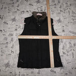 Small - Vintage Y2K Eddie Bauer fur collar down puffer vest