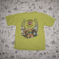 Large - Vintage Y2K Looney tunes Harley Davidson 00s T-shirt