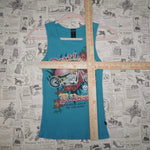 Small- Vintage Y2K outlaw rider 2000s chopper chick tank top