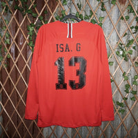 Large - Jordan soccer jersey ISA. G PSG footbol LS t-shirt