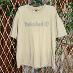 Vintage Y2K Timberland spell out faded 2000s baggy t-shirt