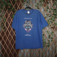 XL - Vintage Y2K full throttle blue demon energy drink shirt