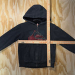 Vintage Y2K quiksilver surf skate embroider 2000s zip hoodie