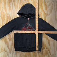 Vintage Y2K quiksilver surf skate embroider 2000s zip hoodie