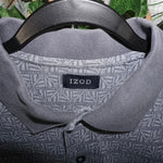 Large - Vintage Y2K IZOD pattern 2000s aop polo t-shirt