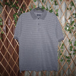 Large - Vintage Y2K IZOD pattern 2000s aop polo t-shirt