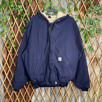 Vintage Y2K Carhartt heavyweight workwear 90s hoodie jacket