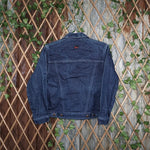 Small - Vintage Y2K FuBu 2000s denim trucker femme jacket