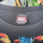 Vintage Y2K Marvel mad engine comic book promo thermal shirt