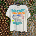Vintage Y2K Mo Knows tennis parody 3 stooges 1990s t-shirt