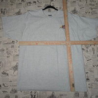 XL - Vintage Y2K NASCAR Heather Gray Embroidered Pocket tee