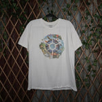 L - Vintage / Y2K 00sAnimals of Earth Globe Grunge Style Tee