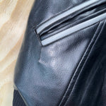 Vintage Y2K Oakland Raiders leather 2000s embroidered jacket