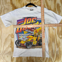 Vintage y2k racing midget car 90s joe gaerte bright t-shirt