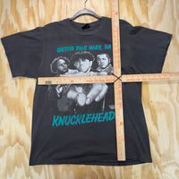 vintage 1990s three stooges curly moe larry faded t-shirt