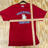Large - Vintage y2k wrestling team fluffy comedian t-shirt