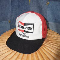 OSFA - Vintage champion PAR distributors 1990s trucker hat