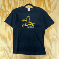 Vintage y2k tobymac flame catchafire jesus band fire t-shirt